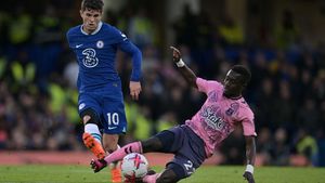 Sengit, Chelsea Vs Everton Tuntas 2-2