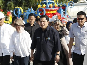 Ditinjau Erick Thohir, Krakatau Park Ditarget Bisa Dibuka Lebaran 2023