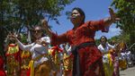 Foto-foto Upacara Melasti di Berbagai Wilayah Indonesia