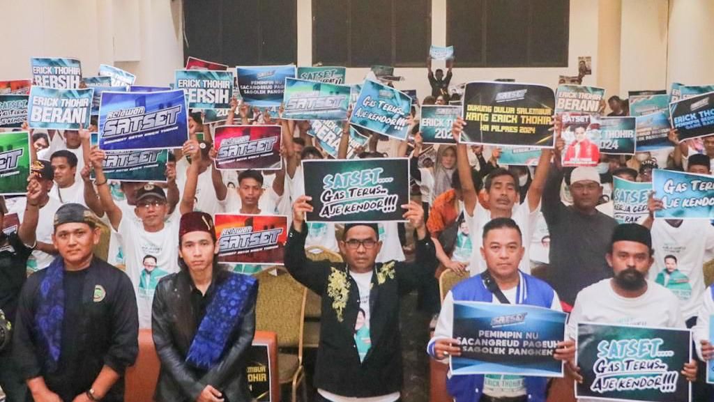 Jawara Banten Dukung Erick Thohir Maju Pilpres 2024