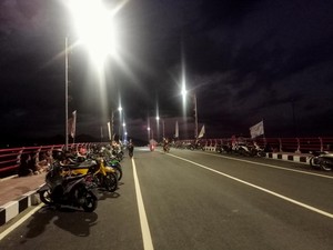 Jembatan Merah Kawasan PKB Klungkung Jadi Objek Wisata Baru