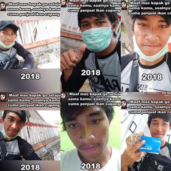 Kisah Rafi yang pernah berjualan ikan cupang, kini menjadi anggota polisi viral di media sosial.