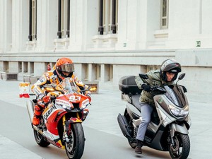 Walkot Madrid Bawa Nmax Temani Marc Marquez Geber CBR1000RR-R