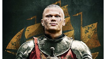 Meme netizen terperanjat akan aksi Haaland. Foto: Twitter