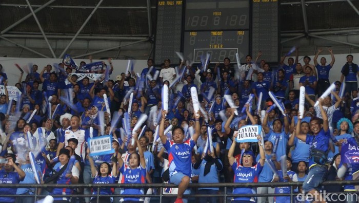 Suasananya grand final Proliga 2023 di GOR Amongrogo. Minggu (19/3/2023).