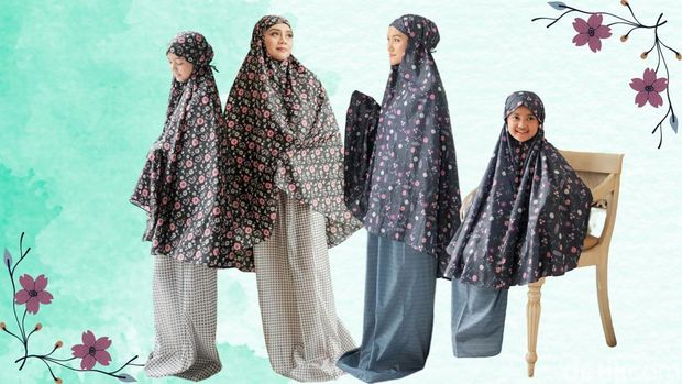 Warna-warni Mukena Cantik di Bulan Ramadhan.