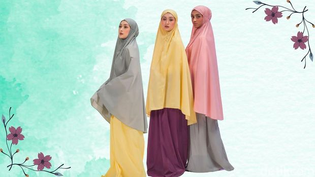 Warna-warni Mukena Cantik di Bulan Ramadhan.