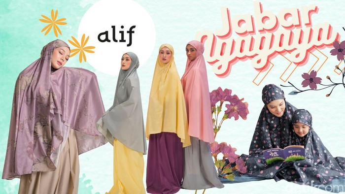Warna-warni Mukena Cantik di Bulan Ramadhan.