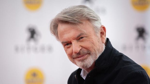1191848593 SYDNEY, AUSTRALIA - DECEMBER 04: Sam Neill speaks in the media room after receiving the Longford Lyell Award during the 2019 AACTA Awards Presented by Foxtel at The Star on December 04, 2019 in Sydney, Australia. (Photo by Rocket K/Getty Images for AFI)
