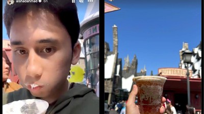 Alshad Ahmad Kulineran di Jepang, Cicip Daging Panggang hingga Butterbeer