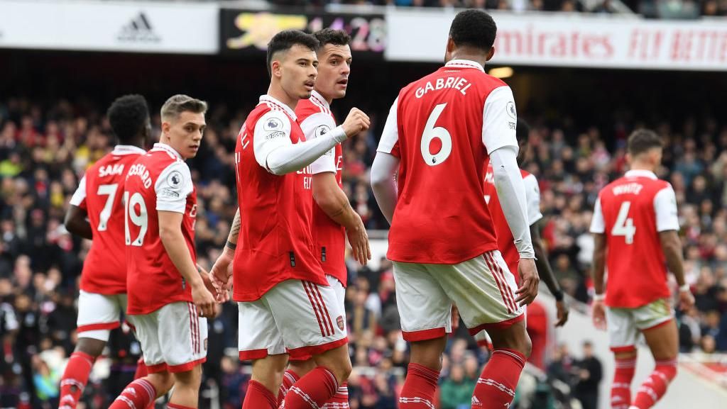 Klasemen Liga Inggris: Arsenal Unggul 8 Poin atas City