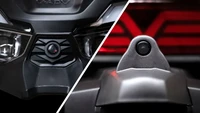 Meski terbilang mirip tapi motor buatan Malaysia ini punya fitur yang tidak dimiliki oleh Honda ADV 160. Salah satu fiturnya adalah sistem Digital Video Recording (DVR) yang melengkapi VADV150 dengan kamera depan dan belakang. Foto: Aveta