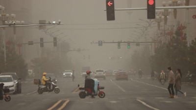 Badai Pasir Terjang Kota Zhangye China