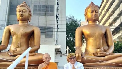 Indonesia Terima Arca Buddha dari Thailand