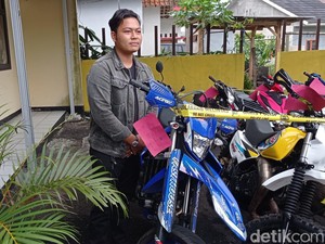 Motor Pria Tasik Jadi Lebih Gagah Usai Dicuri Setahun Lalu