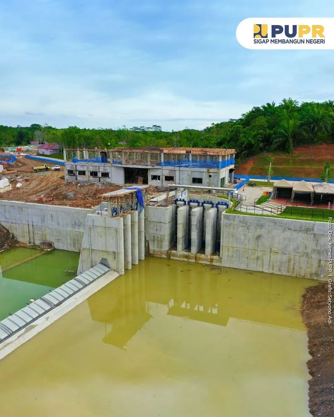 Kementerian PUPR selesaikan Bendungan Sepaku Semoi dan Intake Sepaku di 2023. (Dok: Kementerian PUPR)