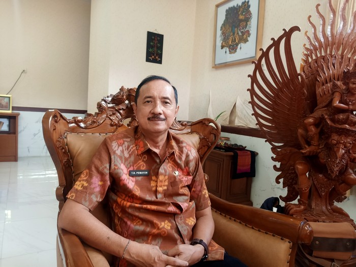 Kepala Dinas Pariwisata Bali Tjok Bagus Pemayun di Dinas Pariwisata Bali, Senin (20/3/2023).
