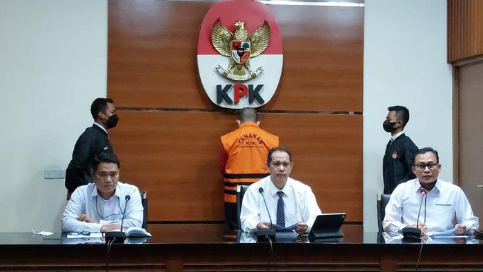 Konferensi pers KPK (Yogi-detikcom)