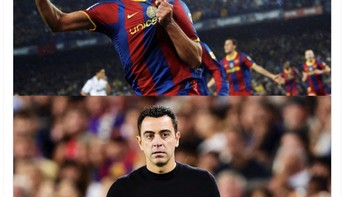 Xavi dan Barcelona memang punya banyak masalah, tapi tidak jika melawan Real Madrid karena selalu menang. Foto: Twitter