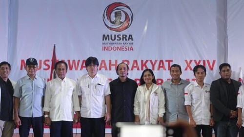 Musra Relawan Jokowi NTB di Kota Mataram, Minggu (19/3/2023).
