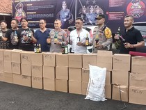Razia Jelang Ramadan, Polisi Sita 534 Botol Miras di Palmerah Jakbar