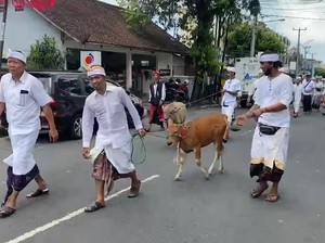 Ada Mapepada-Tawur Kesanga, Lalin di Jalan Gunung Agung Tabanan Dialihkan