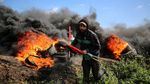 Protes Pertemuan Pejabat Israel-Palestina di Mesir, Warga Bakar Ban