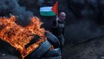Protes Pertemuan Pejabat Israel-Palestina di Mesir, Warga Bakar Ban