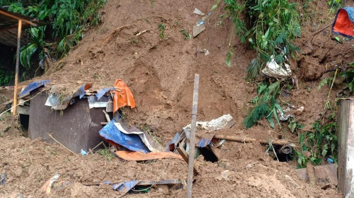 Tanah Longsor di Puncak Bogor, 2 Orang Tewas Tertimbun (dok BPBD Kabupaten Bogor)