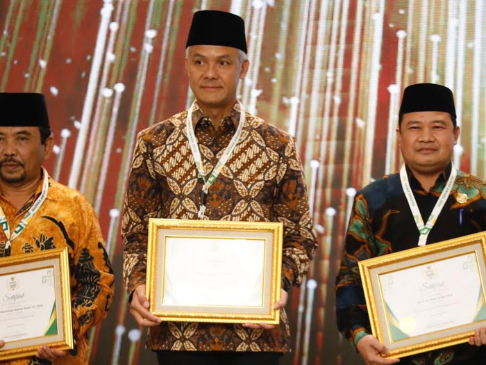 Acara Baznas Award 2023 di Hotel Grand Sahid Jakarta, Senin (21/3).