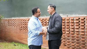 Anies Terima Kunjungan AHY di Pendopo Rumah, Saling Beri Hormat