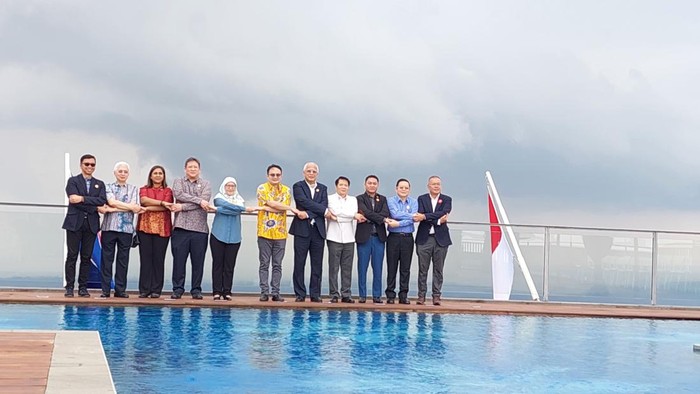 ASEAN Economic Ministers (AEM) Retreat di Enam Langit by Plataran, Magelang, Jawa Tengah.