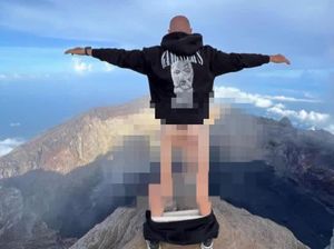 Turis Rusia Gila yang Telanjang di Gunung Agung Segera Dideportasi