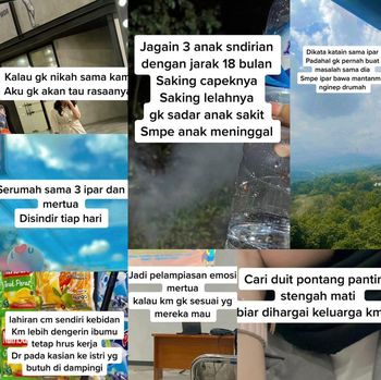 Curhat menantu yang tinggal bersama dengan 3 ipar dan mertua, viral di media sosial.