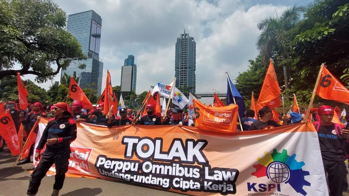 Demo di Kemnaker
