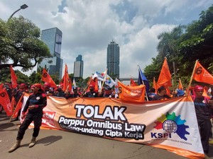 Perppu Cipta Kerja Disahkan DPR, Buruh Bakal Gugat ke MK