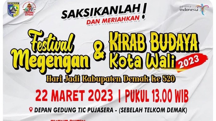 Festival Megengan di Demak.