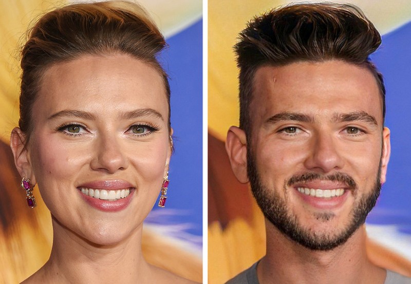 fotoinet wajah seleb berubah gender