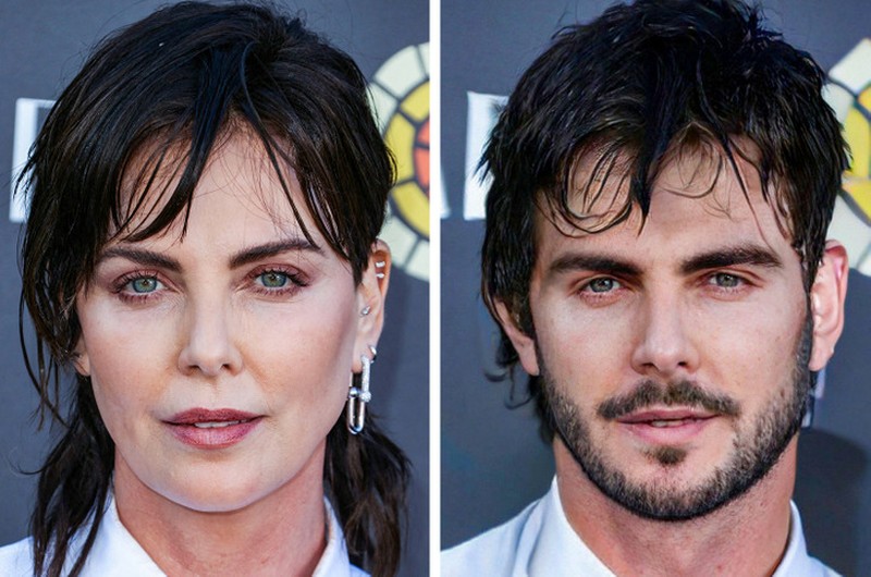 fotoinet wajah seleb berubah gender