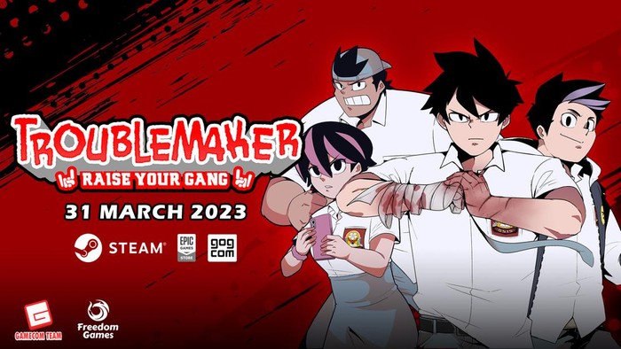 Akhirnya terungkap juga tanggal peluncuran Troublemaker, game Tanah Air yang dikembangkan oleh Gamecom. Disampaikan kalau game ini akan rilis pada akhir Maret 2023.