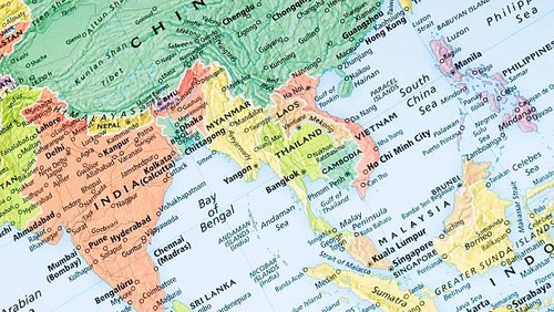 Ilustrasi peta dunia