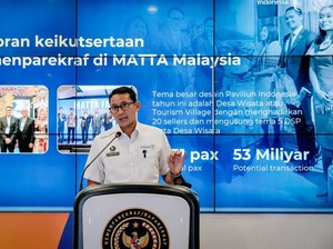 RI Dapat Potensi Transaksi Pariwisata Rp 5,3 M dari MATTA Fair 2023