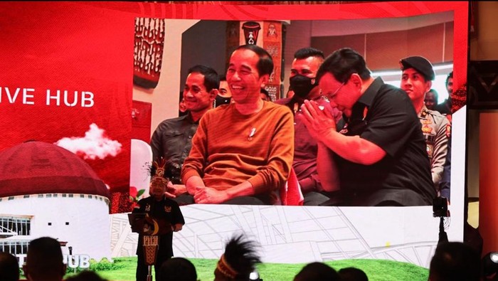 Kepala BIN Budi Gunawan dalam acara bersama Presiden Joko Widodo dan Menhan Prabowo Subianto. (dok. istimewa).