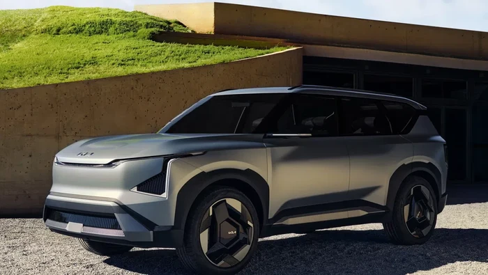Mobil listrik konsep Kia EV5 Mobil listrik konsep Kia EV5