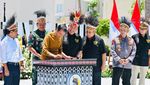 Momen Jokowi Resmikan Papua Muda Inspiratif di Jayapura