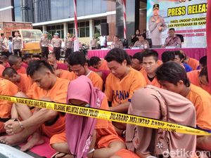 158 Pelaku Curanmor Ditangkap Selama 10 Hari di Jatim