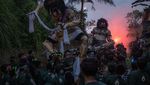 Pawai Ogoh-ogoh Meriahkan Penyambutan Nyepi di Bali