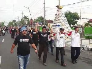 Pedagang Pasar Tradisional di Bojonegoro Gelar Mapak Ramadhan