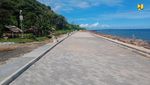 Penampakan Terkini Pengaman Pantai Tanjung Lesung