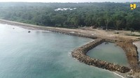 Penampakan Terkini Pengaman Pantai Tanjung Lesung
